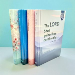 2026 Daily Bible Verse Diary (4-Pack Combo) – English Christian Planner & Journal with Daily Scripture – Beautifully Designed Inspirational New Year Gift Set
