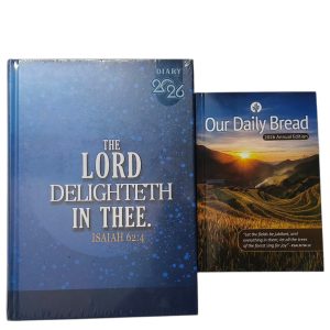 2026 Daily Bible Verse English Diary & Daily Bread Combo – Beautifully Designed Christian Planner & Devotional Journal
